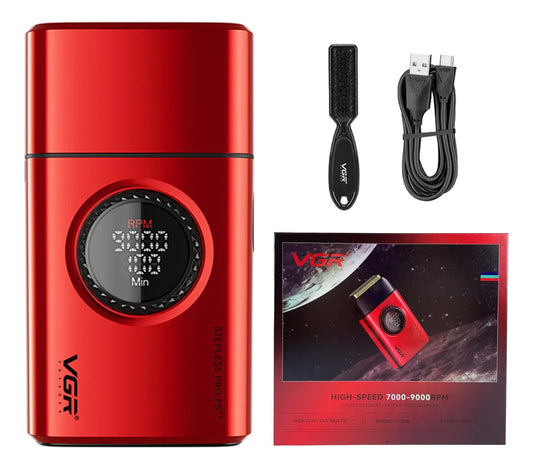 Máquina de Acabamento Shaver VGR V-377 - Vermelho
