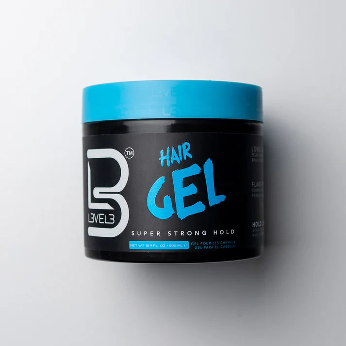 Gel Forte para Modelar Cabelo L3VEL3™ - 500ml