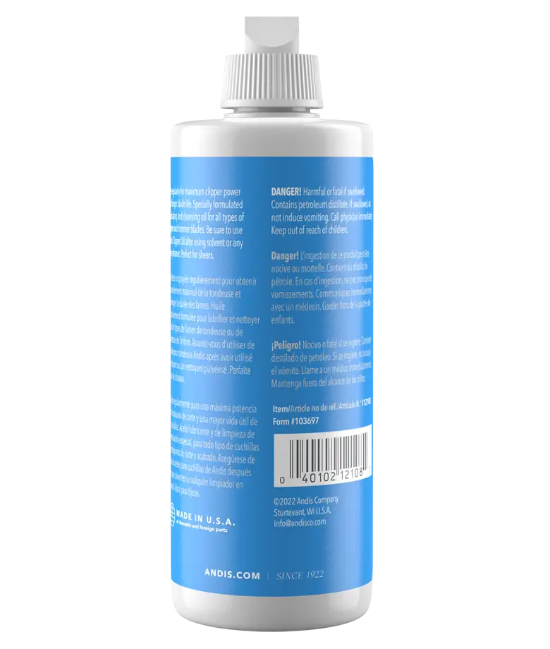 Óleo para Máquina de Cortar Cabelo Andis - 118ml