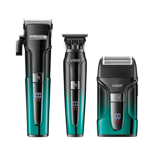 Kit De 3 Máquinas Profissionais V-694 - GR - Verde