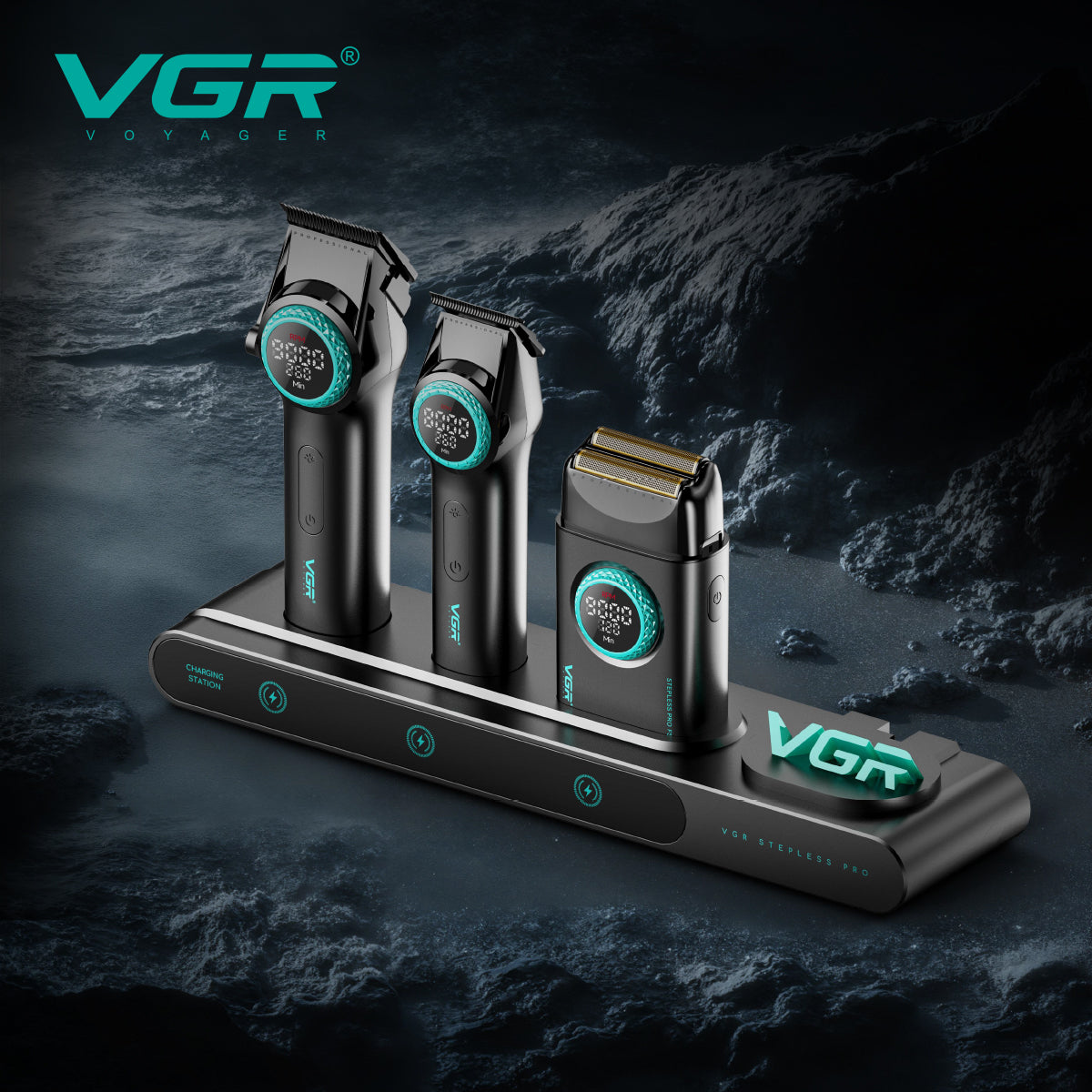Vgr Pro Kit VGR Stepless Pro 3 in 1 – Barber Maxx