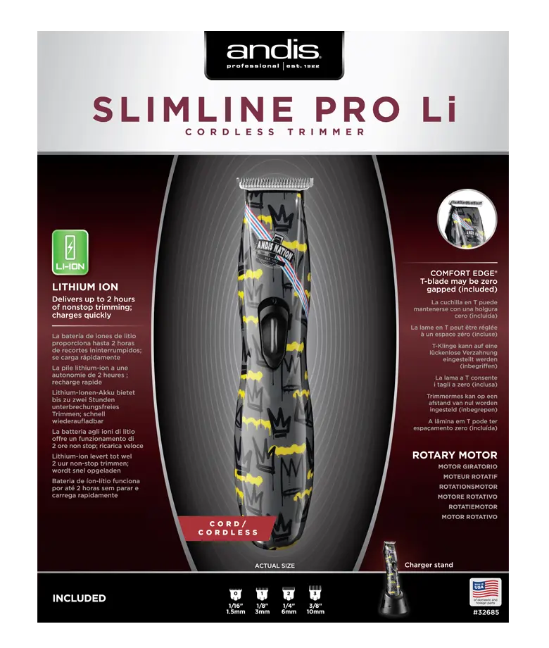 Máquina de Acabamento Andis Slimline® Pro Li - Nation