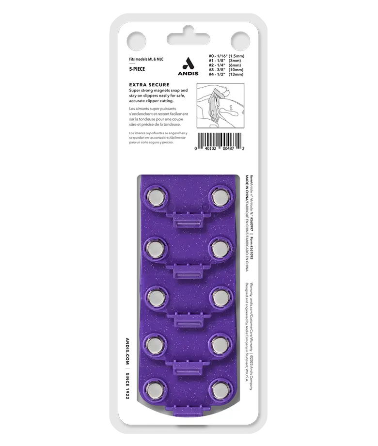 Kit 5 Pentes Andis Master® Dual Magnet