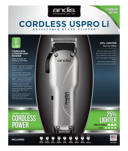 Máquina de Cortar Cabelo Andis Cordless USPro